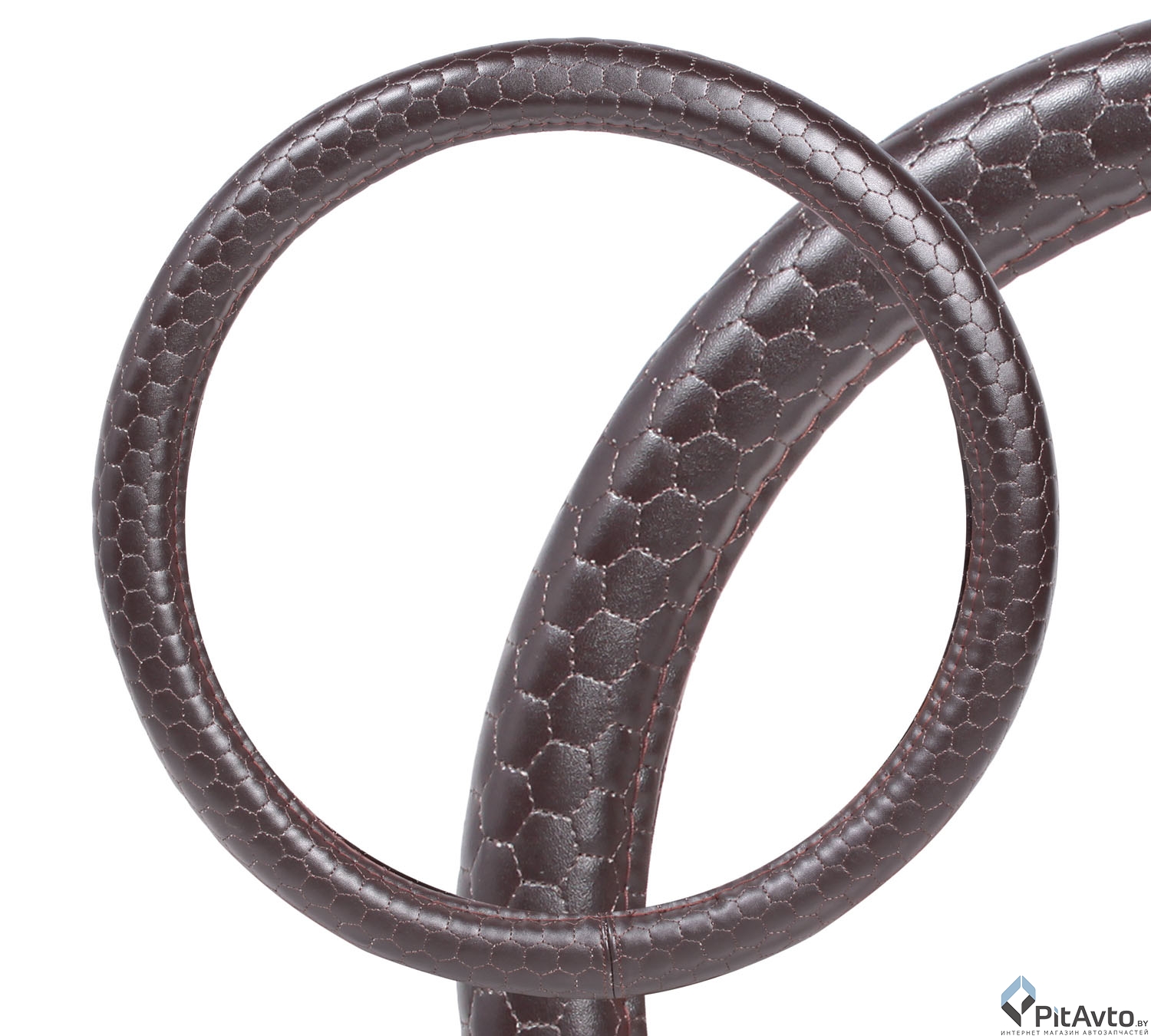 Оплетка на руль из искусственной кожи AIRLINE AWCSL04L