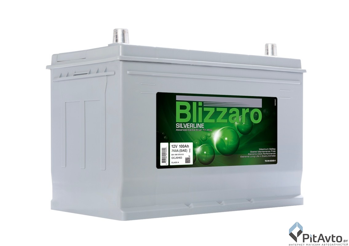 BLIZZARO SILVERLINE JIS 100Ah 760A L+