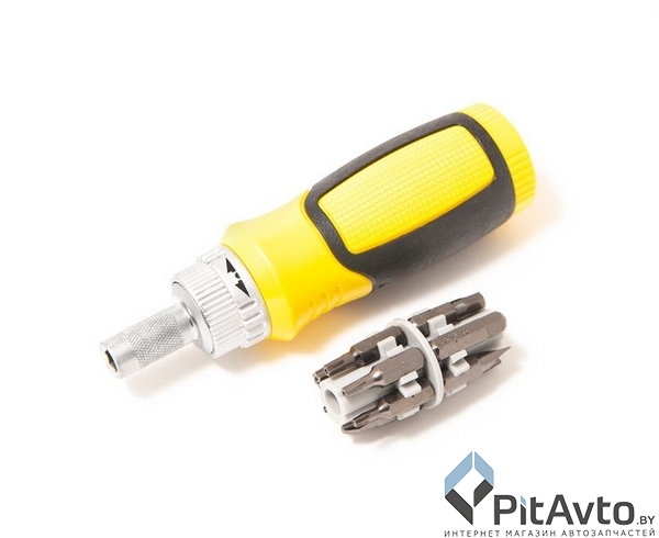 Отвертка реверсивная с комплектом бит BAUMAUTO 13пр