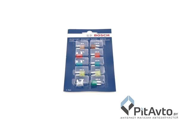 Набор Предохранителей Mini 10шт Bosch / 1987529038
