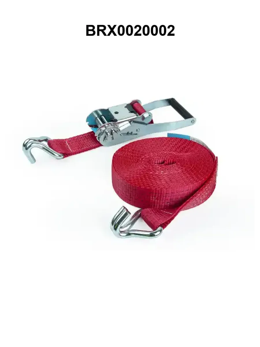 Ремень стяжной BRIX 10м 10 т с храповиком и крюками