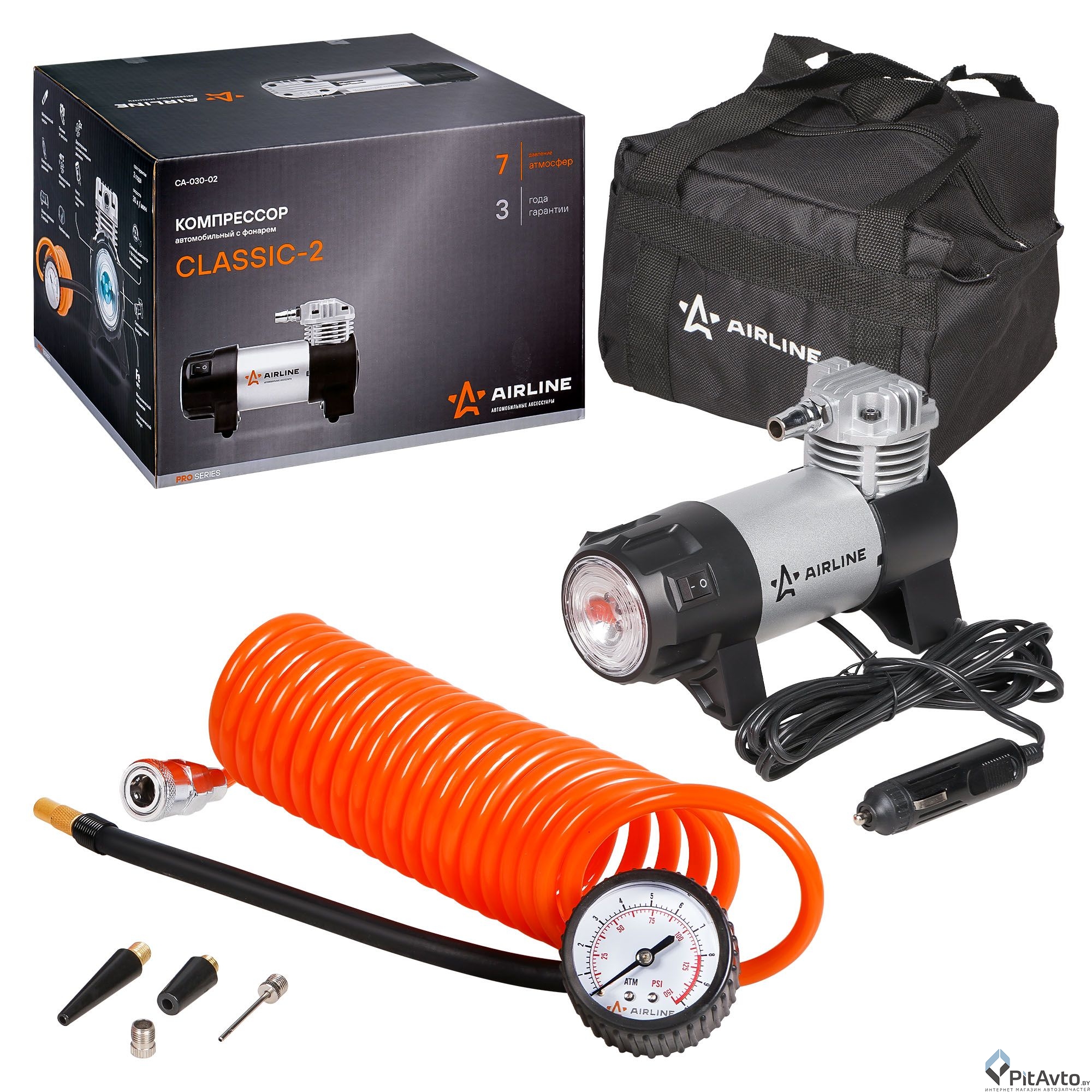 Компрессор AIRLINE CA-030-02 30л/мин