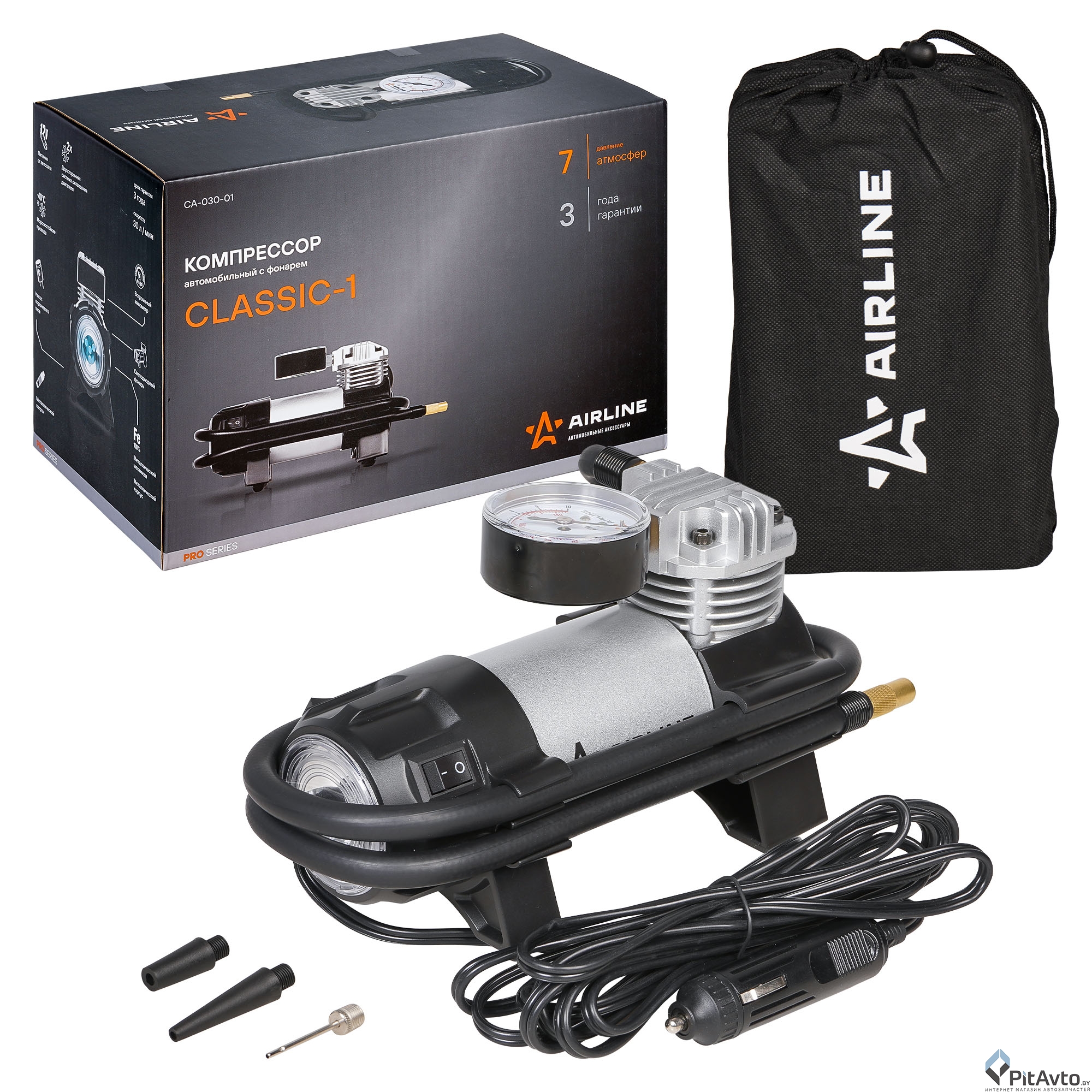 Компрессор AIRLINE CA03001 30л/мин