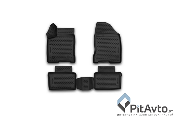 Комплект ковриков 3D в салон LADA Vesta 2015-> 4шт / CARLD00001K