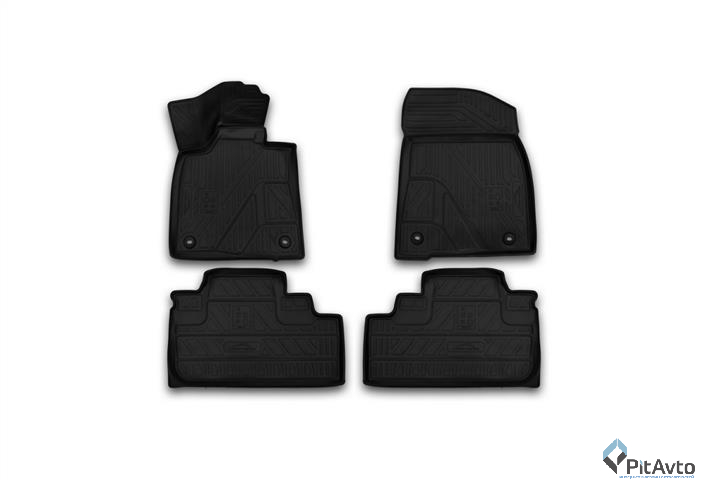 Комплект ковриков 3D LEXUS RX 2015-> 4шт / CARLEX00001K