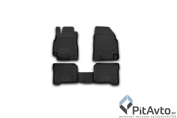 Комплект ковриков в салон NISSAN Primera 2002-2008 4шт / CARNIS00019