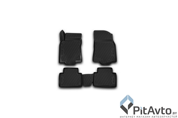 Комплект ковриков 3D в салон NISSAN X-Trail 03/2015-> 4шт  / CARNIS00059