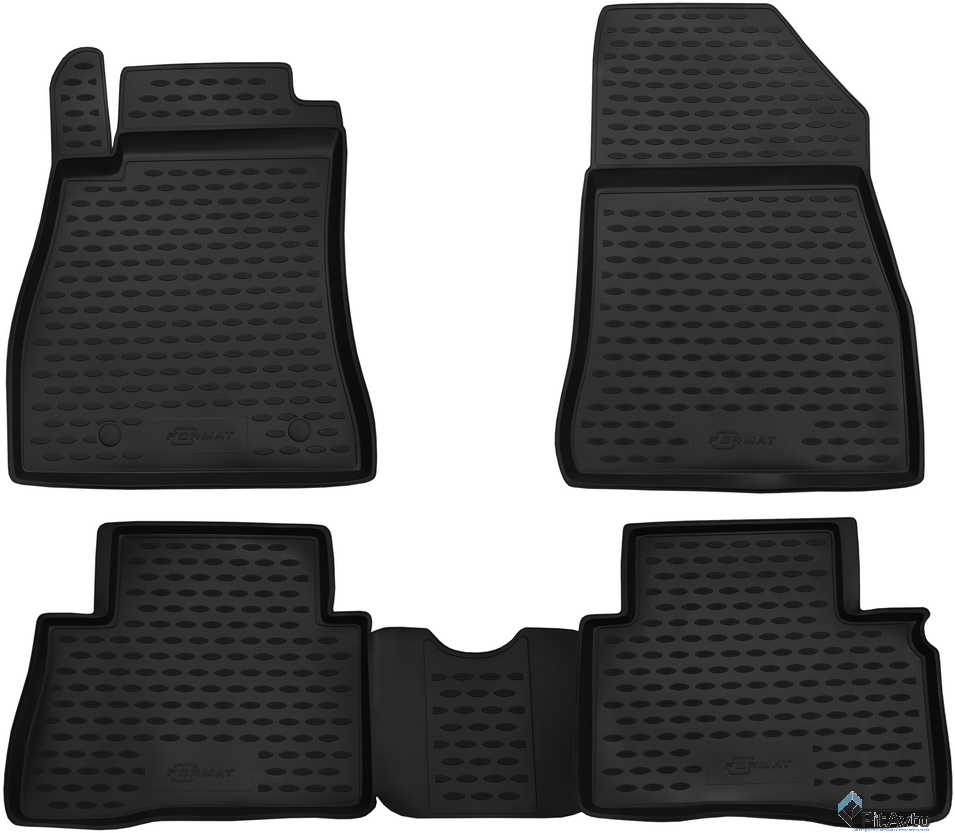 Комплект ковриков NISSAN Juke 2010-> 4шт / CARNIS10044