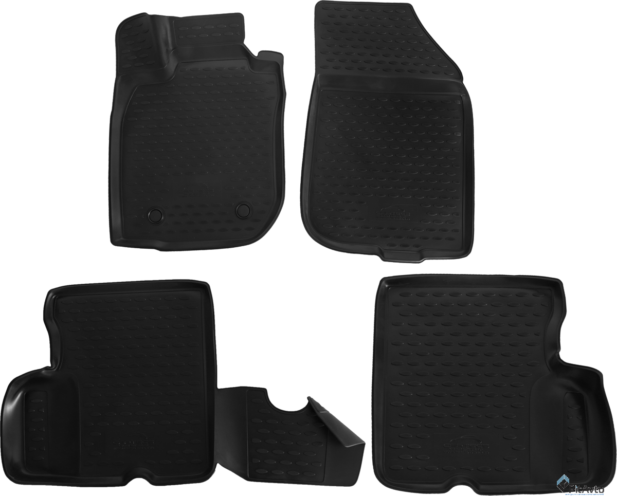 Комплект ковриков 3D NISSAN Terrano 2014-2016 2WD 4шт / CARNIS10047K