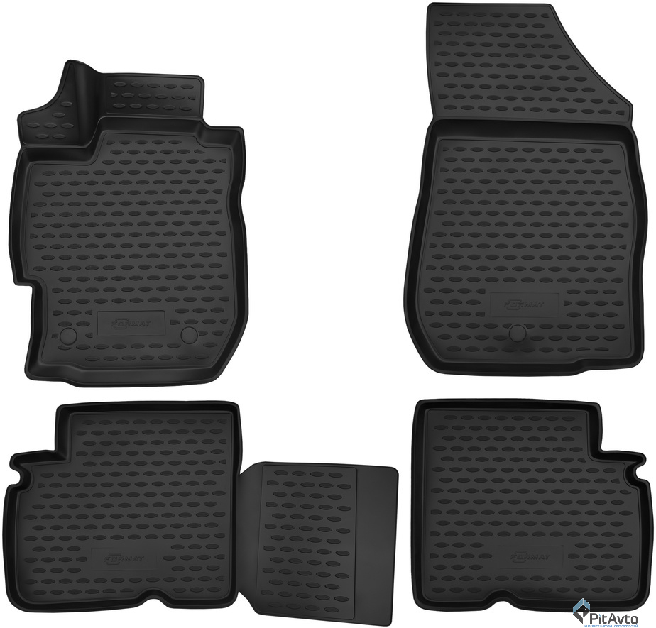 Комплект ковриков 3D NISSAN Almera 2012-> 4шт / CARNIS10055K