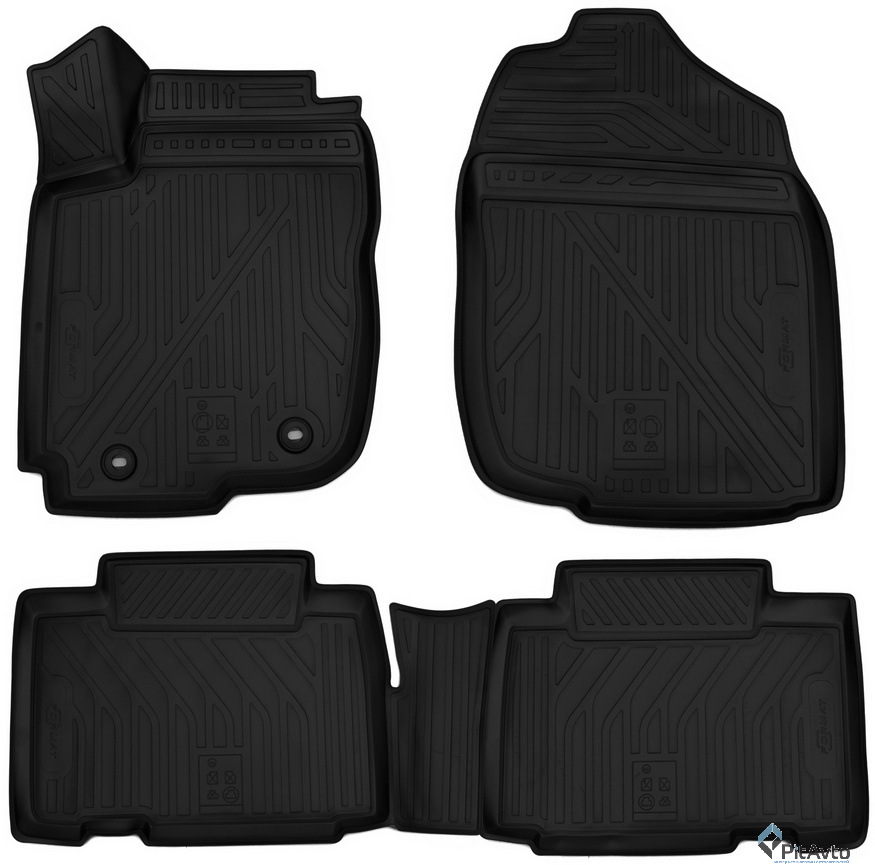 Комплект ковриков 3D TOYOTA Rav4 2013-> 4шт / CARTYT00007K
