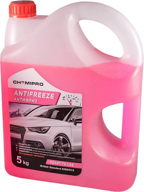 Антифриз Chemipro G12 готовый розовый 5kg