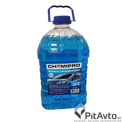 Жидкость стеклоомывателя CHEMIPRO 25°С 4л / CH041