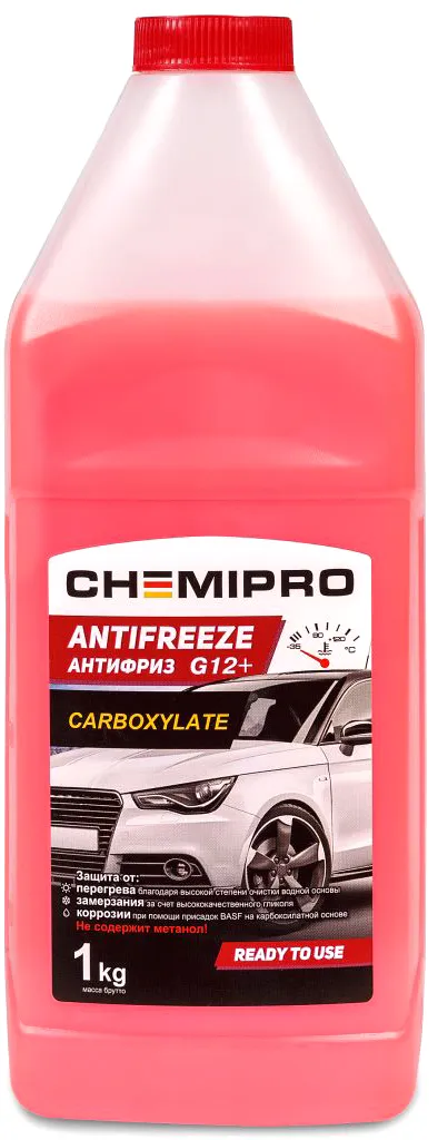 Антифриз Chemipro G12+ готовый красный 1kg
