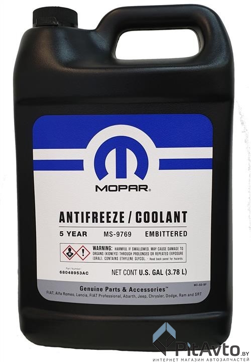 Антифриз CHRYSLER 68048953AC (концентрат) 3,78л