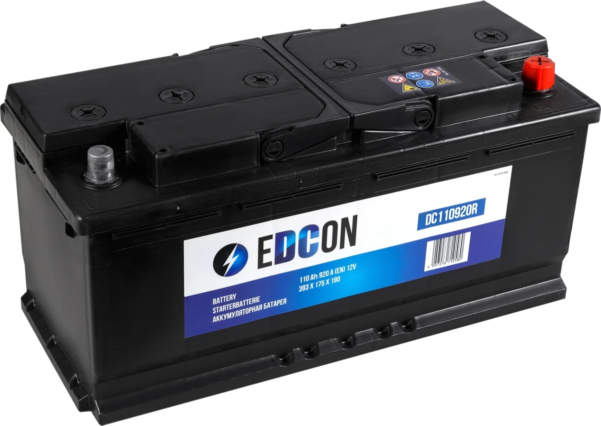 Аккумулятор EDCON 110Ah 920A R+ / DC110920RY