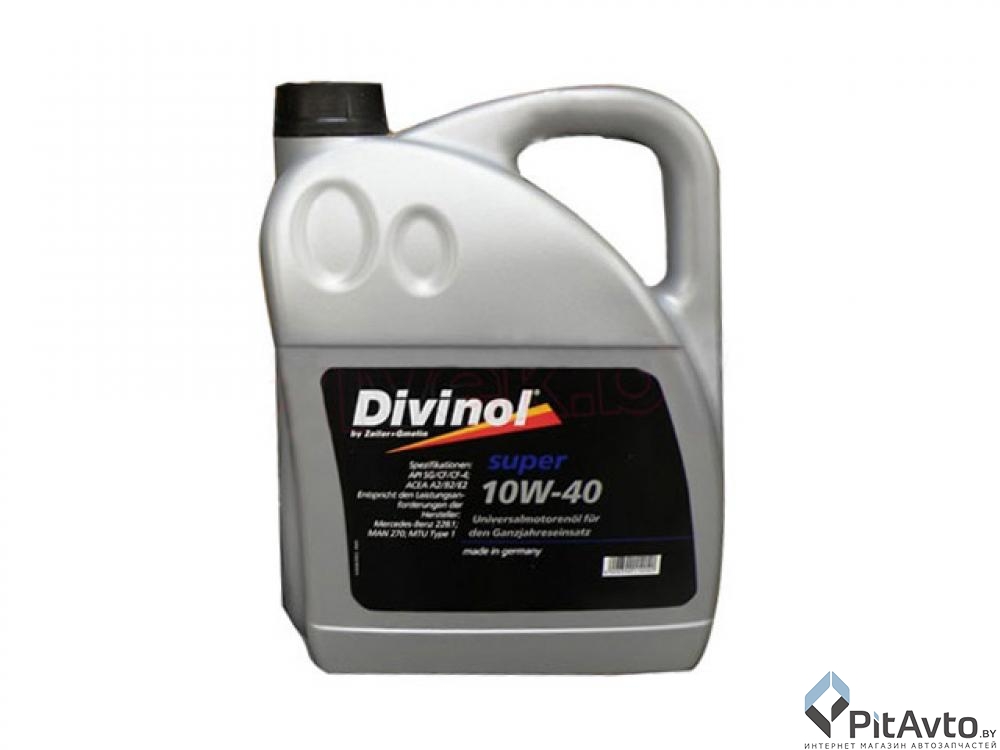 Масло моторное DIVINOL SUPER 10W-40 4л  / 49625-K004