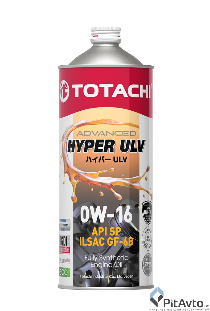 Масло моторное TOTACHI Hyper ULV 0W-16 1л