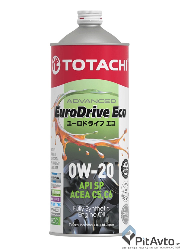 Масло моторное TOTACHI EuroDrive Eco 0W-20 SP 1л