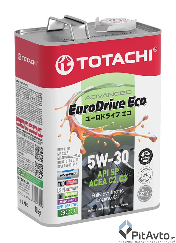 Масло моторное TOTACHI EuroDrive Eco 5W-30 4л