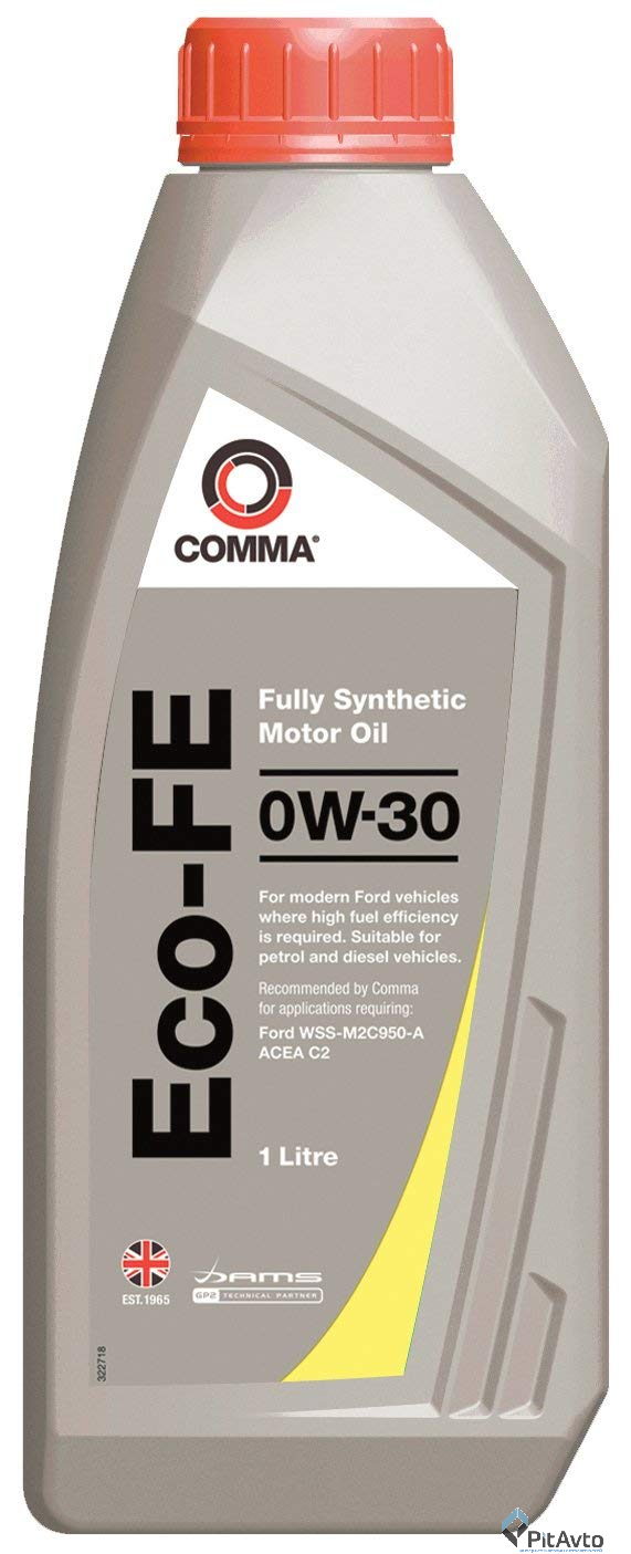 Масло моторное COMMA 0W30 ECO-FE PLUS 1л