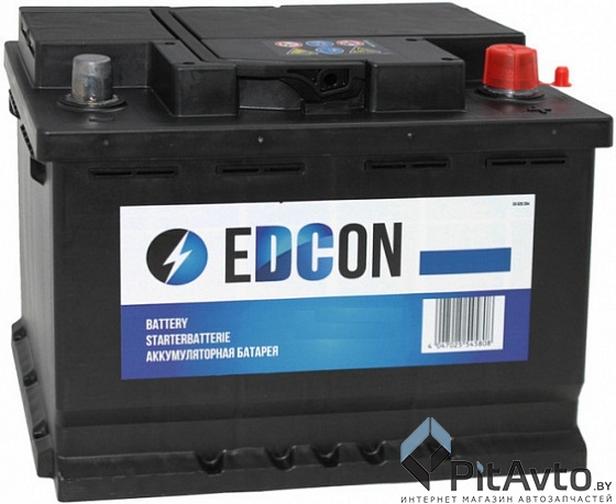 Аккумулятор EDCON 68Ah 550A R+ / DC68550RY