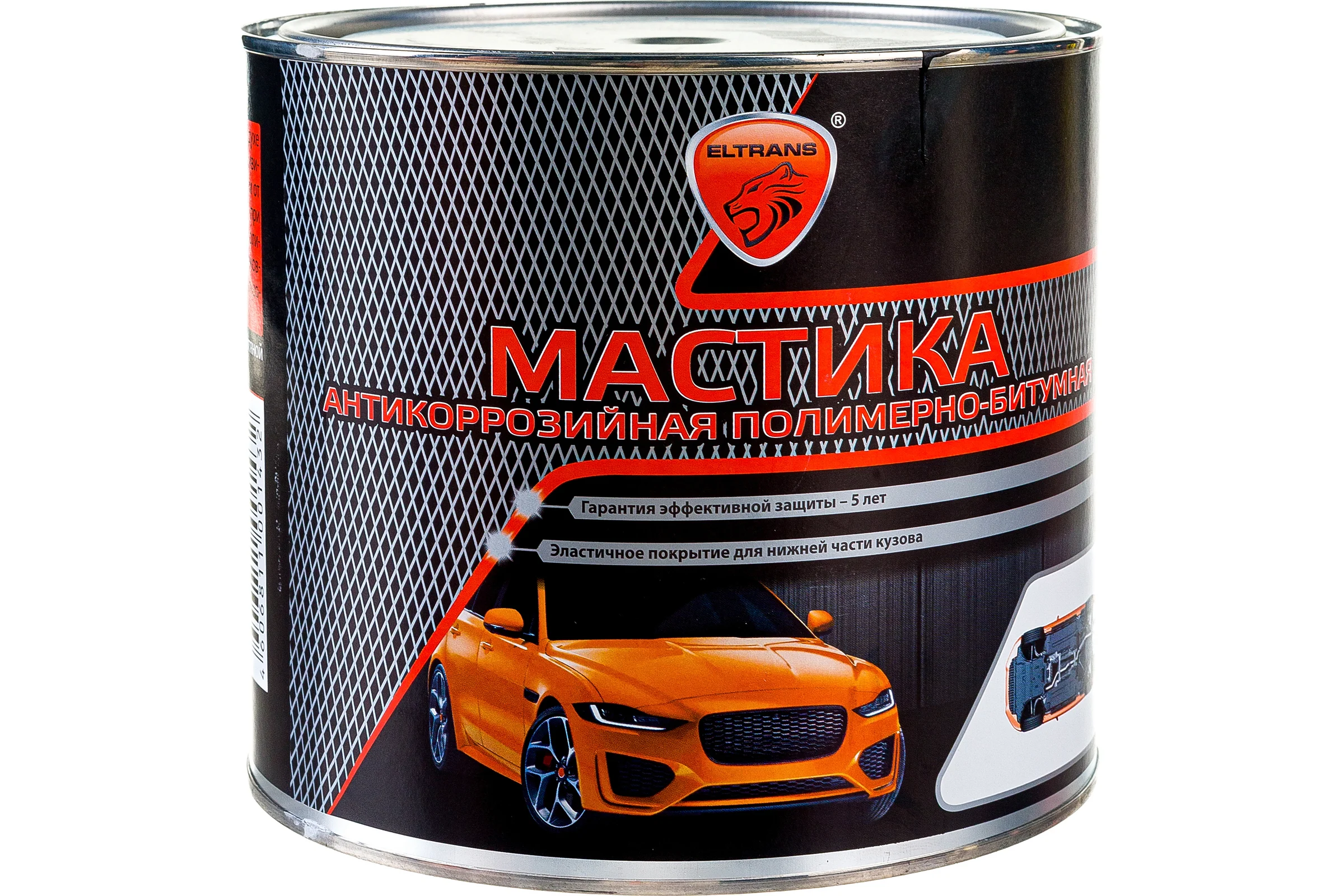 Мастика полимерно-битумная ELTRANS EL0208.02 2.4л