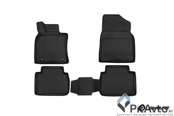 Комплект ковриков в салон 3D TOYOTA Camry 2018-> 4шт  / ELEMENT3D048152210K