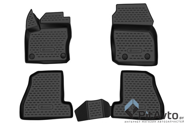 Комплект ковриков в салон FORD Focus 3 2015-> 4шт / ELEMENT3D1671210K