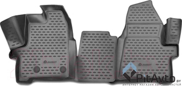 Комплект ковриков 3D в салон FORD Transit 2014-> 2шт / ELEMENT3D1675210K