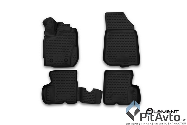 Комплект ковриков 3D в салон NISSAN Terrano 2016-> 4шт / ELEMENT3D3659210K