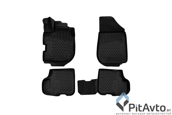 Комплект ковриков RENAULT Sandero 2018-> 4шт / ELEMENT3D4155210K