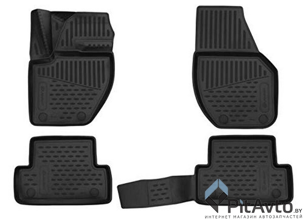 Комплект ковриков 3D в салон VOLVO V40 2016-> 4шт / ELEMENT3D5014210K
