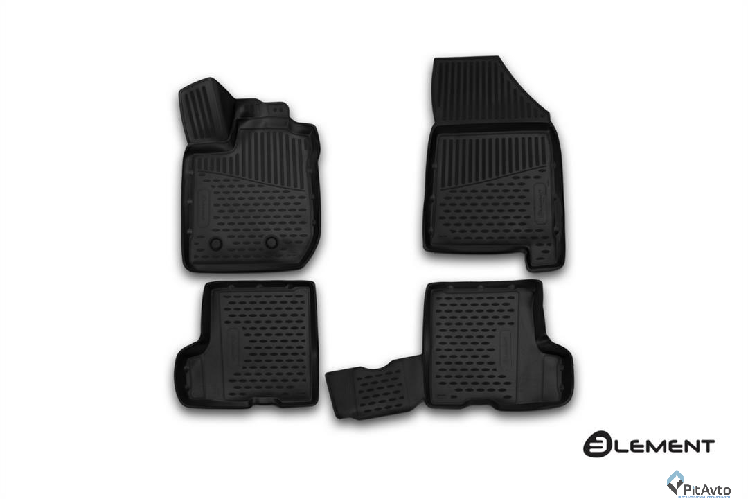 Комплект ковриков 3D LADA Xray 2015-> 4шт / ELEMENT3D5238210K