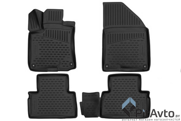 Комплект ковриков 3D GEELY Atlas Pro 2021 -> 4шт / ELEMENT3DAN0177210K