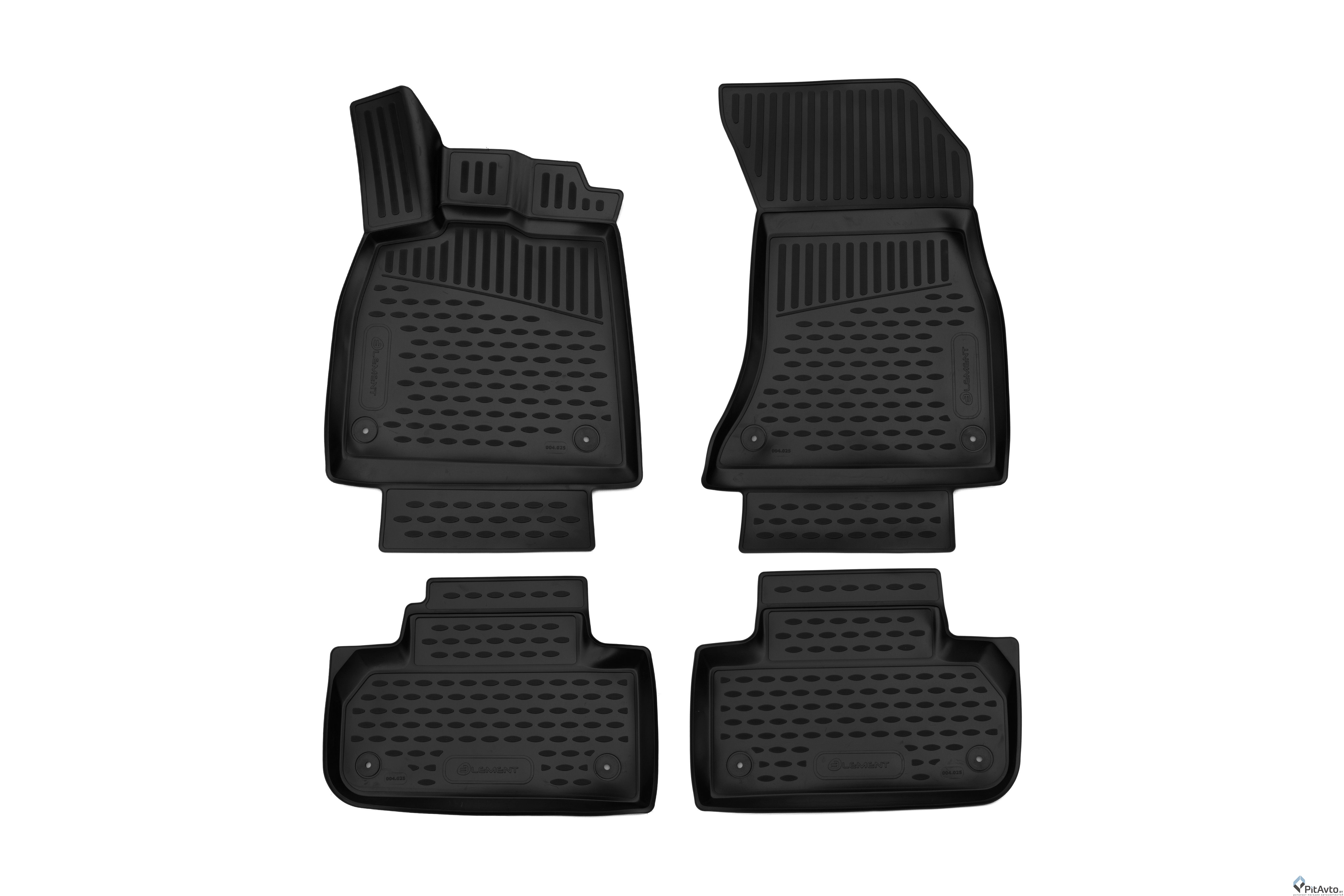 Комплект ковриков ELEMENT 3D FAW Bestune T77 2021 -> 4шт / ELEMENT3DAN0290210K