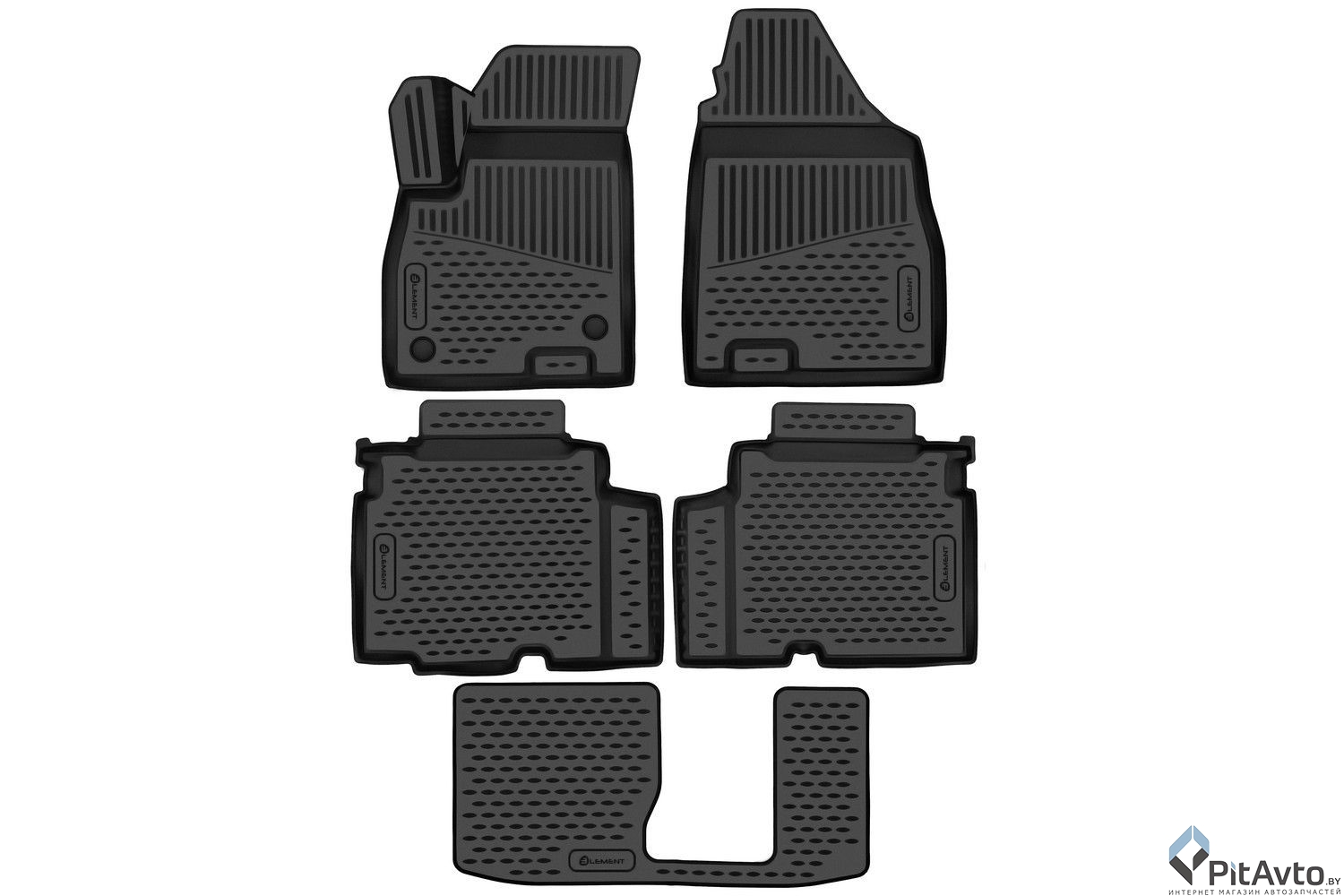 Комплект ковриков 3D JETOUR X90 Plus 2023-> 5шт /  ELEMENT3DAN0579210K