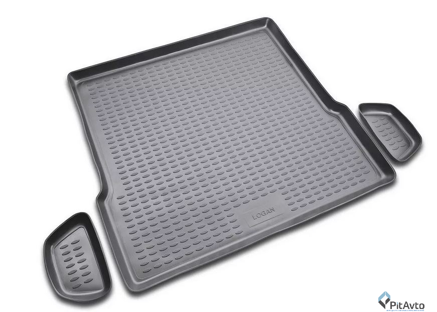 Коврик резиновый в багажник RENAULT Logan 2004-> / NLC4105B10