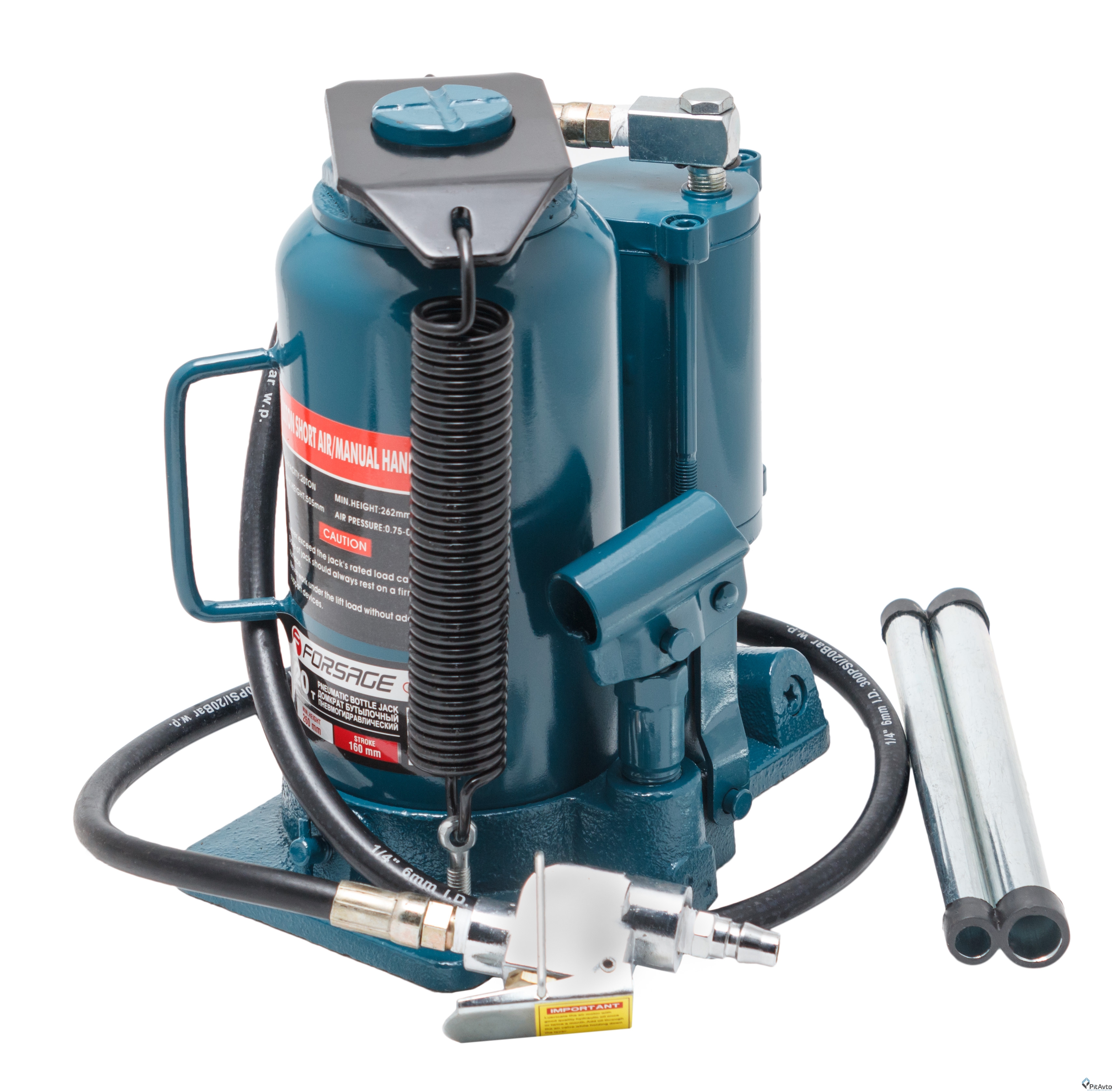 Домкрат пневмогидравлический 20т FORSAGE F-1600-2