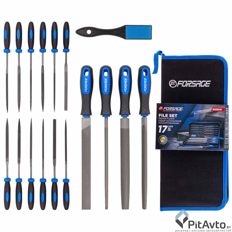 Набор напильников разнопрофильных FORSAGE F-5056W 17шт