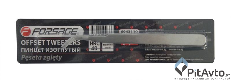 FORSAGE F-6943110 Пинцет изогнутый