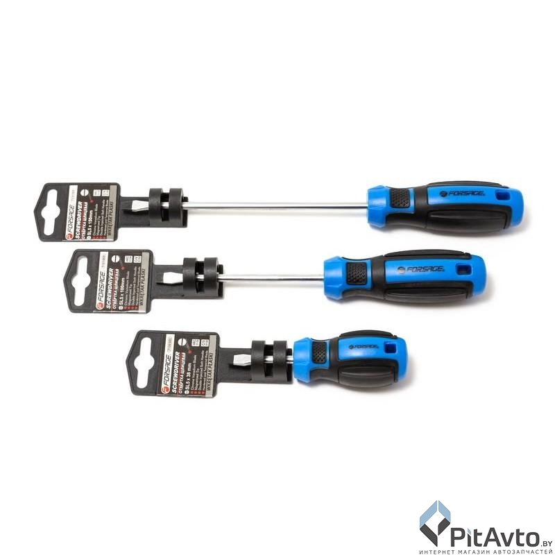 Отвертка шлицевая магнитная FORSAGE SL5х38мм