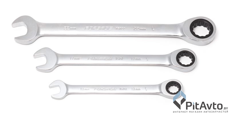 FORSAGE F-75711 Ключ комбинированный трещоточный, 11 мм