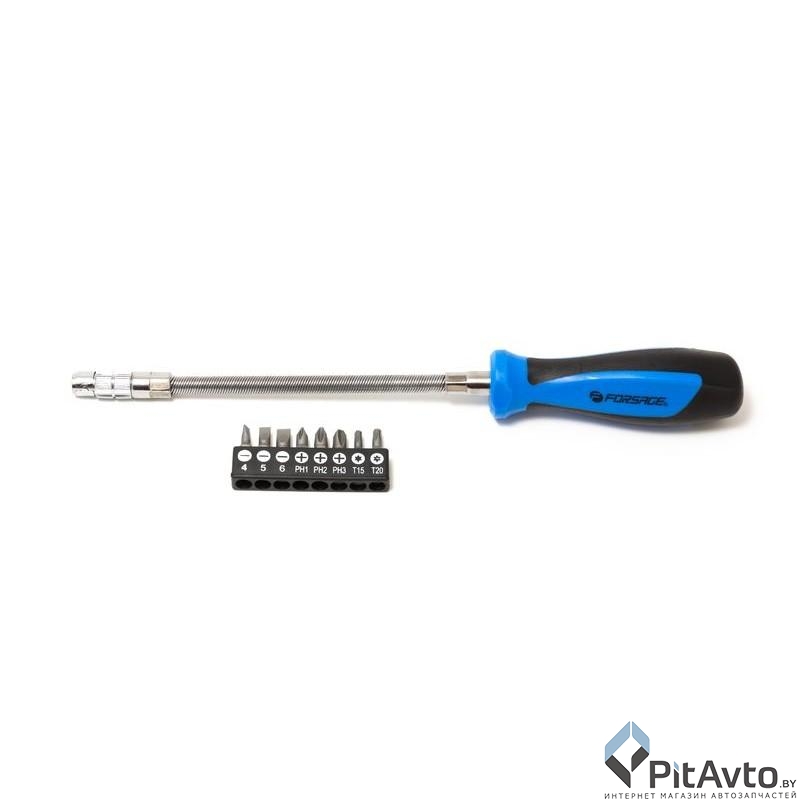 Отвертка с комплектом бит FORSAGE F-811309 9пр