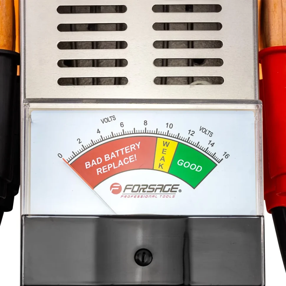 Изображение Тестер аккумуляторных батарей аналоговый FORSAGE F-8310 Тестер аккумуляторных батарей аналоговый FORSAGE F-8310