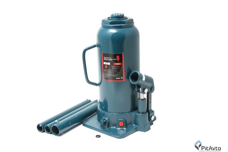 Домкрат бутылочный 8т FORSAGE F-TF0802