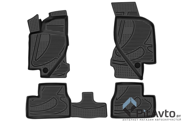 Комплект ковриков 3D в салон LADA Granta 2011-> 4шт / F520250E1