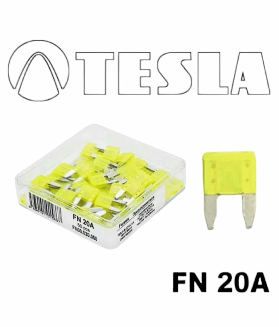Предохранитель 20A TESLA FN.20A.50