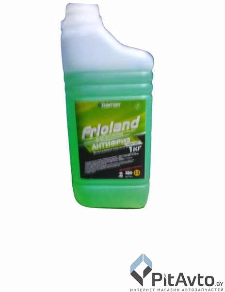 Антифриз FRIOLAND AF GREEN BASF 1кг - готовый зеленый