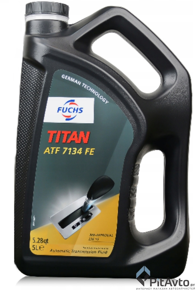Жидкость гидравлическая TITAN ATF 7134 FE 5л MB 236.15 (синяя)